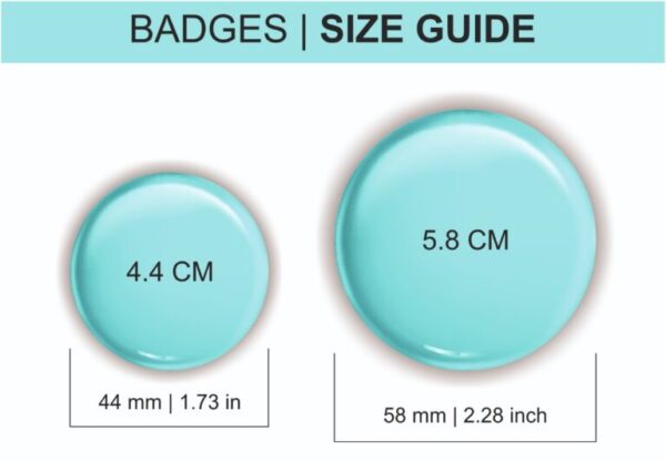 Round Fridge Magnets 44mm