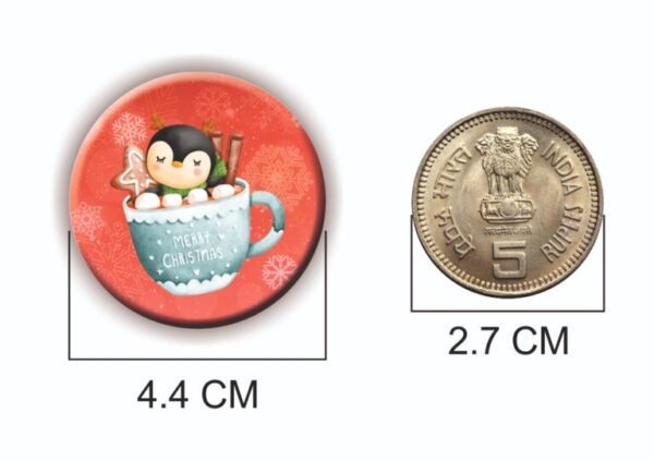 Round Fridge Magnets 44mm